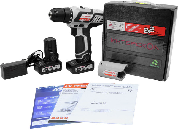 Изображение товара Аккумуляторная дрель-шуруповерт Интерскол ДА-18ЭР (436.2.2.15)