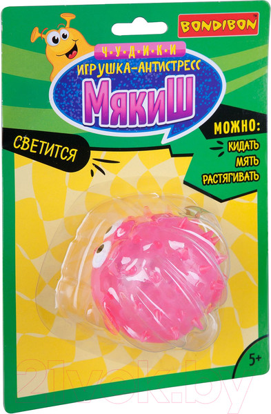 Изображение товара Сквиш Bondibon Чудики. Мякиш. Рыба-еж / ВВ3035