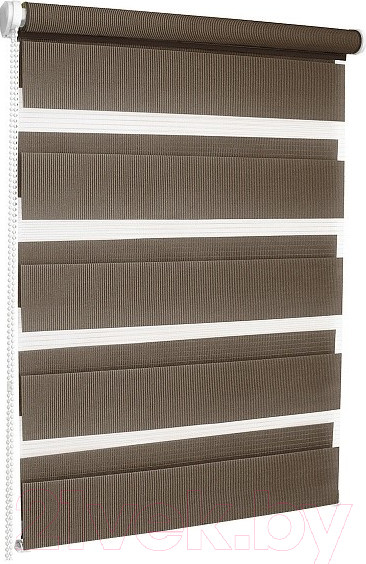 Изображение товара Рулонная штора Эскар День-Ночь 68x170 / 400508068 (коричневый)