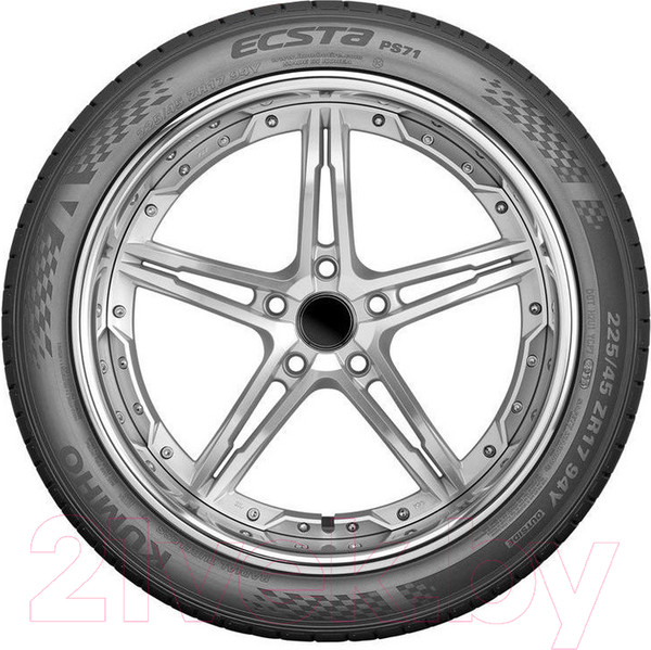 Изображение товара Летняя шина Kumho Ecsta PS71 255/50R19 107Y