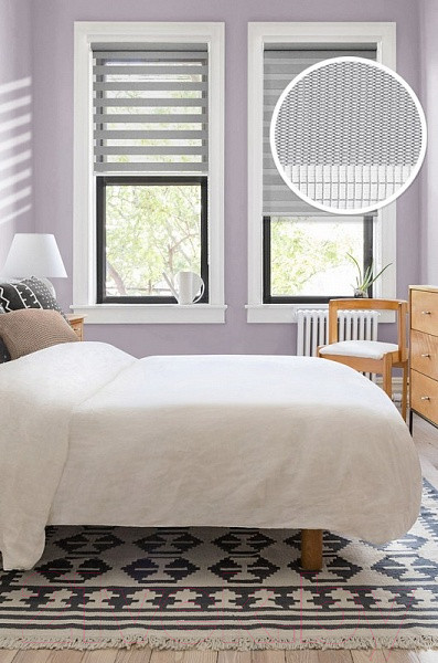 Изображение товара Рулонная штора Эскар День-Ночь 98x170 / 400507098 (серый)