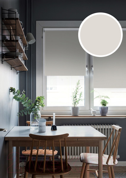 Изображение товара Рулонная штора Эскар Kauffort Blackout 90x160 / 847110901601 (кофейный)