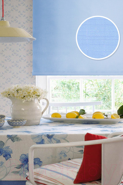 Изображение товара Рулонная штора Эскар 52x170 / 310050521701 (голубой)