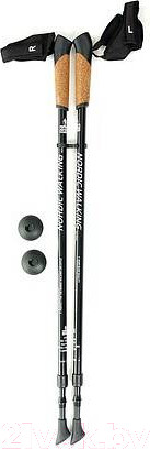 Изображение товара Палки для скандинавской ходьбы Kaiser Sport Nordic Walking / SL-2B-2-135-W (белый)