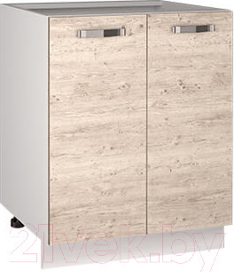 Изображение товара Шкаф-стол кухонный Anrex Alesia 2D/60-F1 (серый/сосна винтаж)