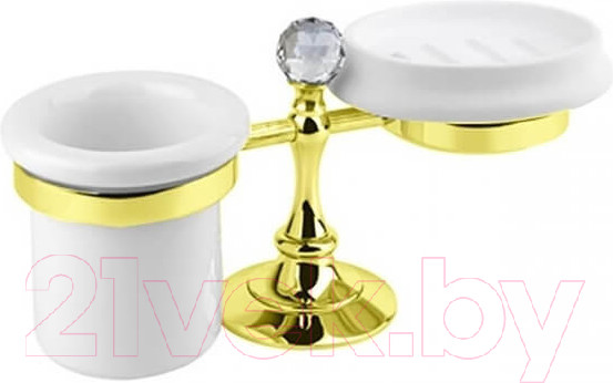 Изображение товара Держатель мыльницы и стакана Cezares OLIMP-STT-03/24-Sw