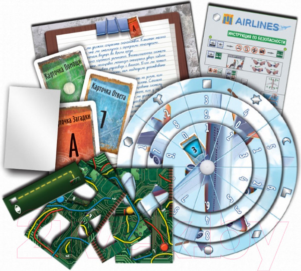 Изображение товара Настольная игра Звезда Exit-Квест. Полет в неизвестность / 8794