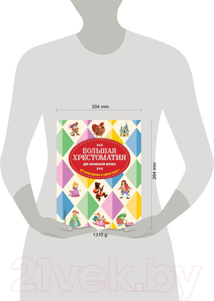 Изображение товара Книга Эксмо Большая хрестоматия для начальной школы (Чуковский К.И., Петников Г.Н., Салье В.М.)