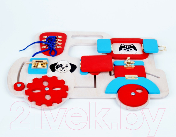 Изображение товара Бизиборд Десятое королевство Бизиборд Паровозик / 02101
