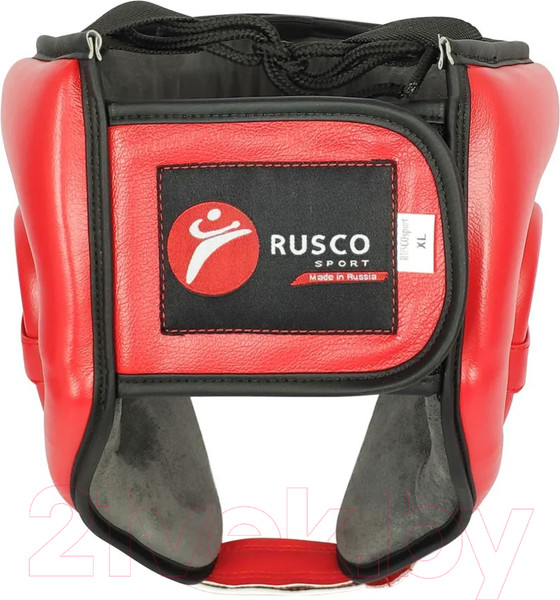 Изображение товара Боксерский шлем RuscoSport С усилением (L, красный)