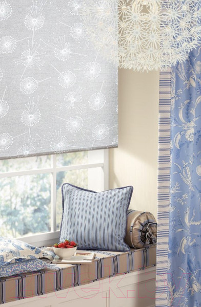 Изображение товара Рулонная штора Эскар Одуванчик 43x170 / 379230431701 (белый)