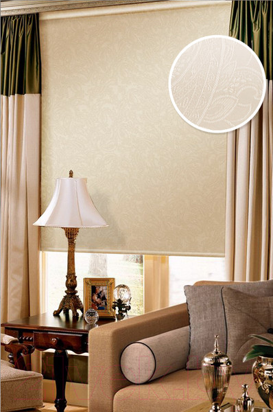 Изображение товара Рулонная штора Эскар Арабеска 57x160 / 389290571601 (молочный)