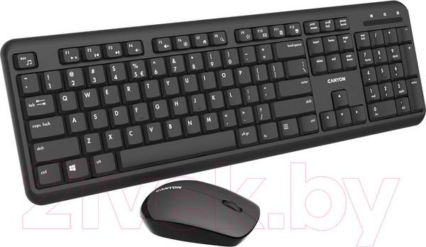 Изображение товара Комплект клавиатура и мышь Canyon SET-W20 / CNS-HSETW02-RU