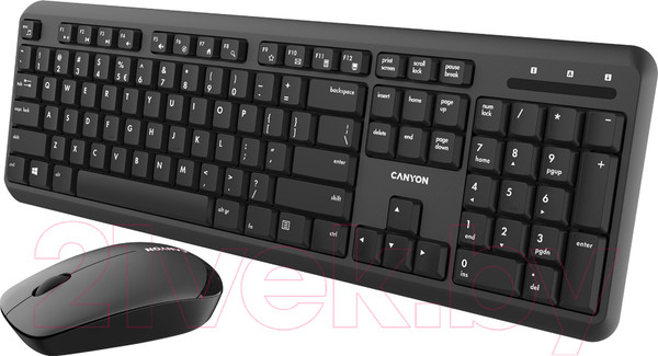Изображение товара Комплект клавиатура и мышь Canyon SET-W20 / CNS-HSETW02-RU