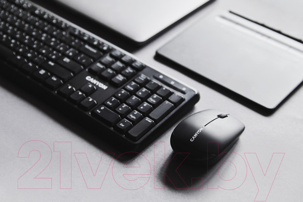 Изображение товара Комплект клавиатура и мышь Canyon SET-W20 / CNS-HSETW02-RU