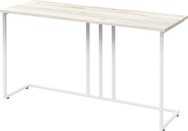 Изображение товара Консольный столик Millwood Лиссабон 1 Лофт Л 120x40x70.2 (дуб белый Craft/металл белый)