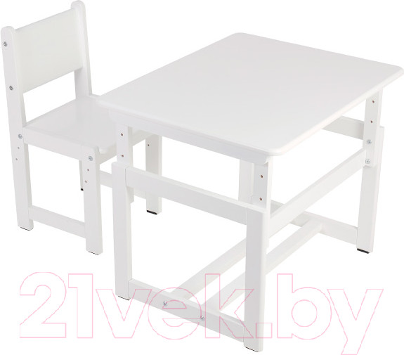Изображение товара Комплект мебели с детским столом Polini Kids Eco 400 SM / 0003052-04 (белый)