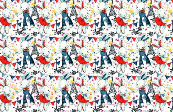 Изображение товара Набор бумаги для скрапбукинга Попурри Для скрапбукинга Зайка / 4810764003027