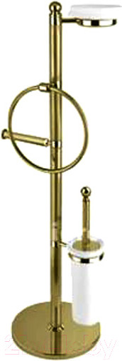 Изображение товара Стойка для туалетной бумаги с ершиком Cezares OLIMP-WBS-02-M