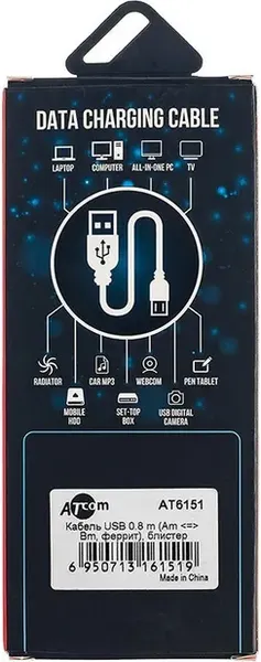 Изображение товара Кабель ATcom AT6151 Am – Bm (0.8м)