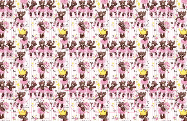 Изображение товара Набор бумаги для скрапбукинга Попурри Для скрапбукинга Мишка / 4810764003065