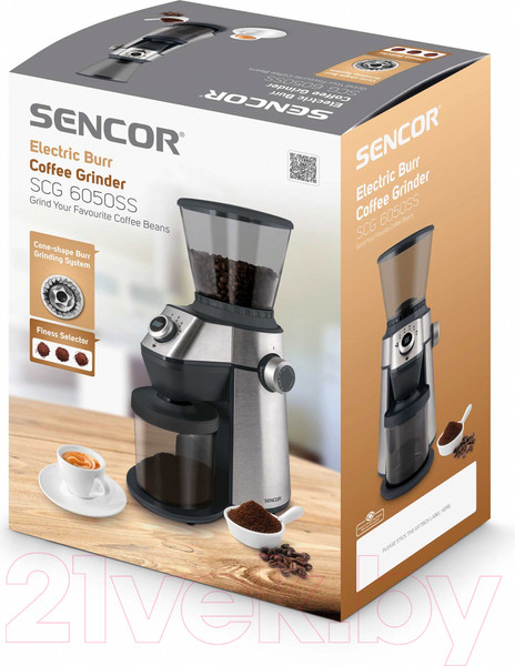 Изображение товара Кофемолка Sencor SCG 6050SS