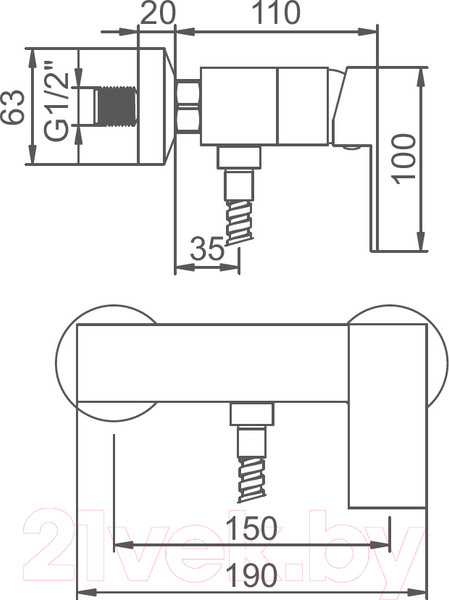 Изображение товара Смеситель Gerhans K12025