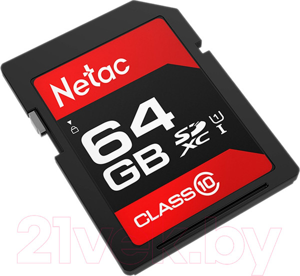 Изображение товара Карта памяти Netac P600 Standard SD 64GB (NT02P600STN-064G-R)