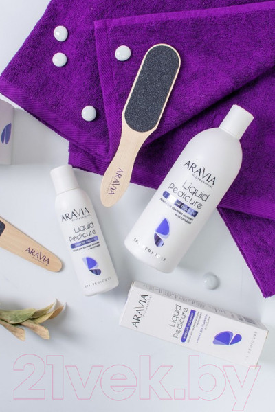 Изображение товара Кератолитик для педикюра Aravia Professional для удаления мозолей и натоптышей Жидкий педикюр (500мл)