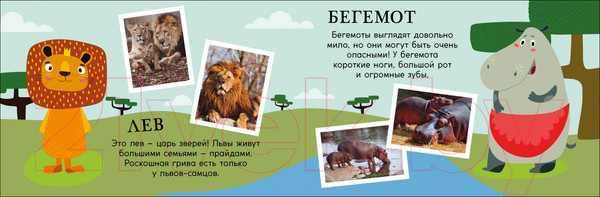 Изображение товара Книга-пазл Махаон Зоопарк. Поезд знаний (Стернберг А.)