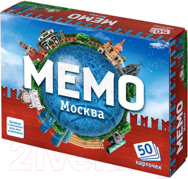 Изображение товара Настольная игра Нескучные игры Мемо Москва / 7205
