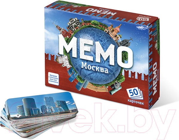 Изображение товара Настольная игра Нескучные игры Мемо Москва / 7205
