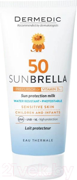 Крем солнцезащитный Dermedic Sunbrella Baby SPF50 ZnO + TiO2 (50г)