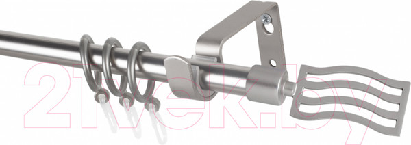 Изображение товара Карниз для штор Lm Decor Лайт Антонио 1р гладкий 16мм (сатин, 1.6м)