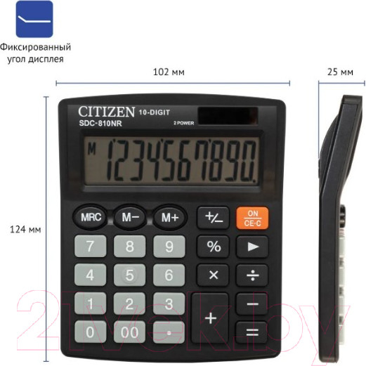 Изображение товара Калькулятор Citizen SDC-810 NR