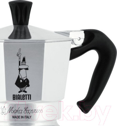 Изображение товара Гейзерная кофеварка Bialetti Moka Express 21008 / 1162 (3 порции)