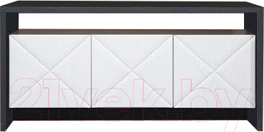 Изображение товара Тумба Мебель-КМК 3Д Монако 1 0673.9 (графит/дуб полярный)