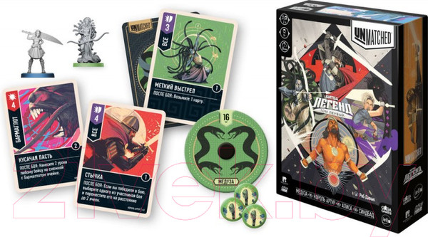 Изображение товара Настольная игра GaGa Unmatched. Битва Легенд / GG215