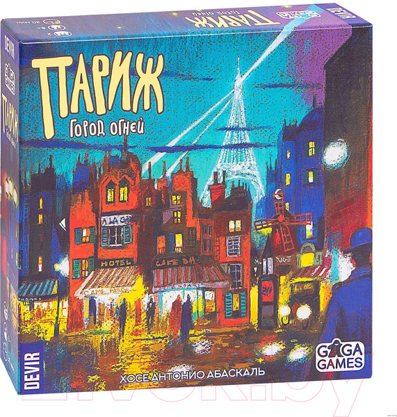 Изображение товара Настольная игра GaGa Париж. Город огней / GG211