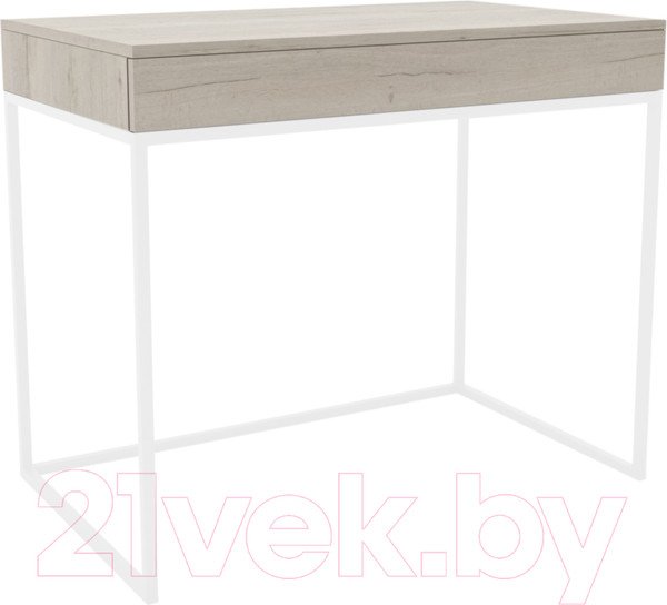 Изображение товара Консольный столик Hype Mebel Авелин 70x40 (белый/древесина белая)