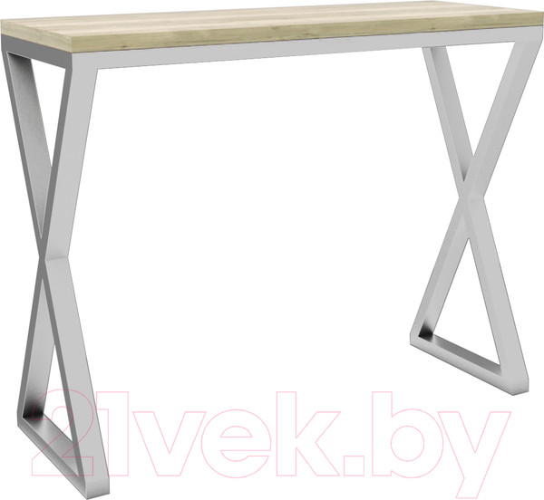 Изображение товара Барный стол Hype Mebel Амарион 120x40x110 (белый/древесина белая)