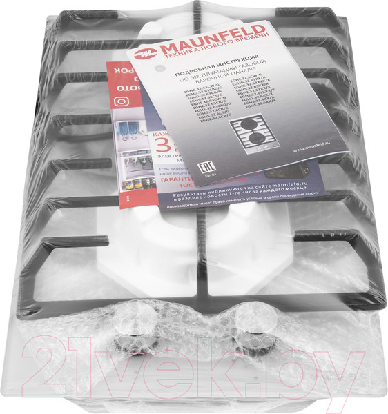 Изображение товара Газовая варочная панель Maunfeld EGHG.32.63CW/G