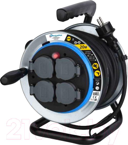 Изображение товара Удлинитель на катушке Electraline 49030 (20м)
