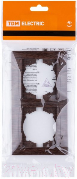 Изображение товара Рамка для выключателей и розеток TDM Лама SQ1815-0430 (венге)