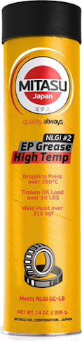 Изображение товара Смазка техническая Mitasu High Temp EP Grease NLGI 2 / MJ-822 (396г)