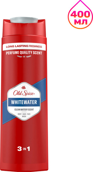 Изображение товара Шампунь-гель для душа Old Spice Whitewater (400мл)