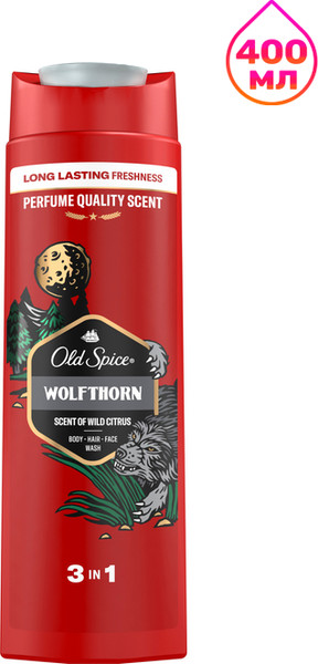 Изображение товара Шампунь-гель для душа Old Spice Wolfthorn (400мл)