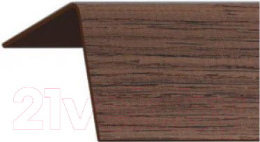 Изображение товара Уголок отделочный Rico Moulding 176 Венге с тиснением (20x20x2700)