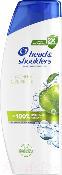 Изображение товара Шампунь для волос Head & Shoulders Яблочная свежесть (400мл)