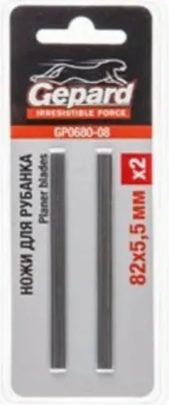Изображение товара Комплект ножей для электрорубанка Gepard GP0680-08 (2шт)